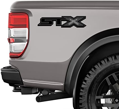 Decalques STX adesivos pretos para caminhão compatível com F150