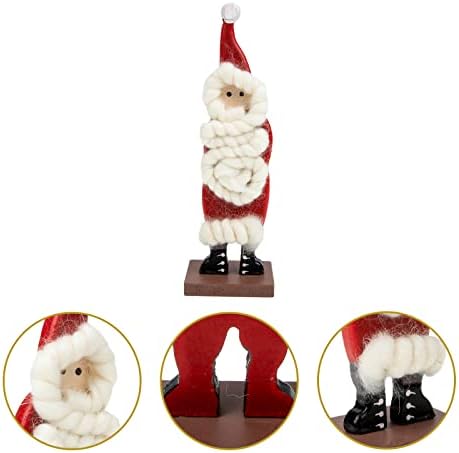 Festa de Natal de Luozzy mesa de neve de zmas de Natal, boneco de neve de natal, decoração de neve de madeira de madeira boneco de neve