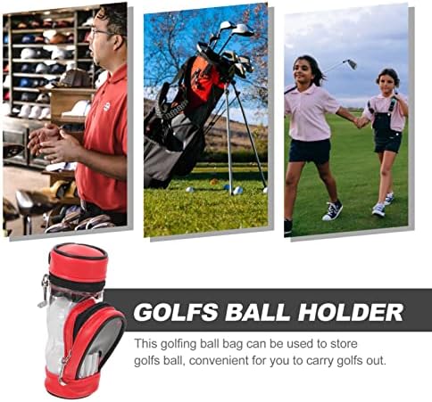Inoomp Golf Ball Shag Bag portátil Mini -cintura bolsa Pacote para homens homens adolescentes ferramentas de acessórios para golfe