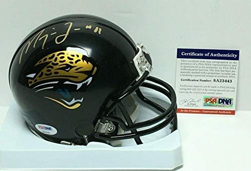 Marqise Lee assinou Jacksonville Jaguars Mini -Helmet PSA 8A23443 - Mini capacetes autografados da NFL