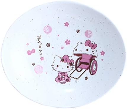 Hello Kitty Medium Dish Porcelain Dish elípticos / sakura série Sanrio