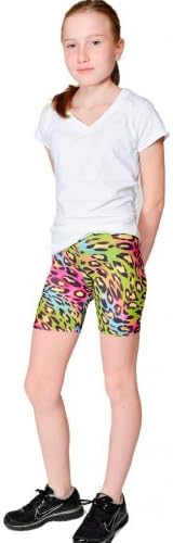 World Stretch Girl's Rainbocat! -Shorts-G Shorts Rainbow/Leopard