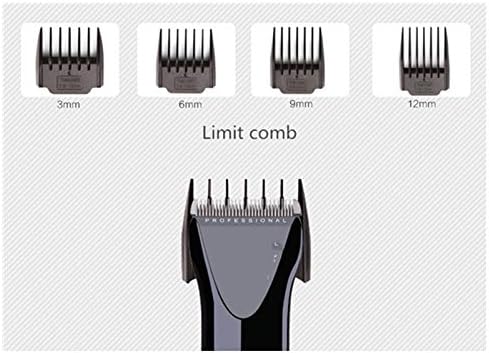 WJCCY Professional Cabelo Cabelo Recarregável Trimor Recarregável Bateria de Titânio Cutter Blade Cutter Ajuste Ajuste Fuiling 100-240V