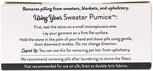 Molly's Sps Sweater Pumice | Remove naturalmente as pilhas de roupas, 0,6 oz