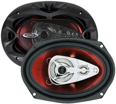 Sistemas de áudio -chefe Ch6940 Alto -falantes de carro - 500 watts de potência por par e 250 watts cada, 6 x 9 polegadas, alcance completo, 4 vias, vendidas em pares, montagem fácil…