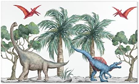 Berçário e tapete de área infantil, viveiro de dinossauros e decoração de quarto 60 × 36