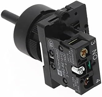 BELOF 1PCS XB2-ED21 ON/OFF 2 POSIÇÃO ROTÁRIO SELECTION CHANGELHO SELECTOR 1 NÃO 10A 600V AC