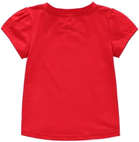 LollipopBear Girls T-shirt Sleeve curta Camise