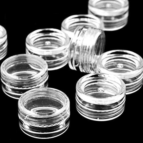 GSDNV Caixa de armazenamento de jóias de plástico transparente GSDNV Caixa de armazenamento portátil e muito adequada para uso em movimento.