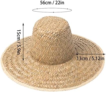 Chapéus de palha para mulheres Verão protetor solar chapéu de praia Casual praia chapéu de sol dobrável largo palha de palha