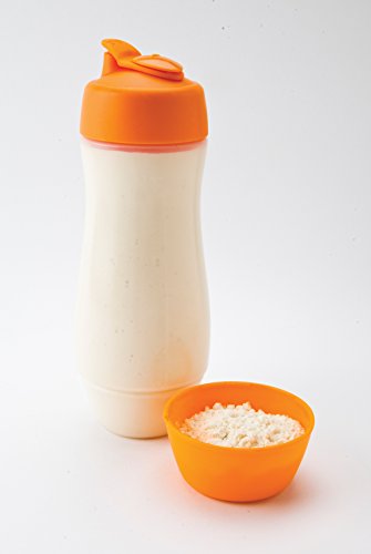 MSC International Dispenser Squeeze Bottle Batter Mixer, usual, laranja