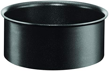 Conjunto de panela de indução não-de-alvo Tefal, 4 peças em preto, 28,8 x 28,8 x 16,8 cm