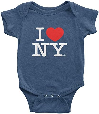 Eu amo NY Baby Bodysuit oficialmente licenciado infantil Snaputuit