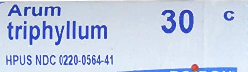 Medicina Homeopática de Boiron Arum triphyllum, 30c Bellets, 80 Count Tube