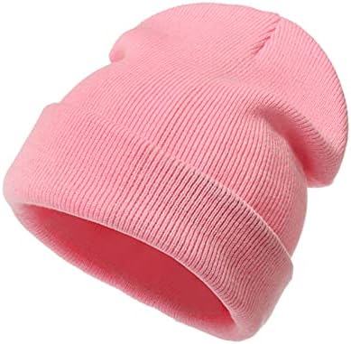 BDDVIQnn Mulheres malha malha girada chapéu de lã de lã de malha ao ar livre Capéu neutro de cor sólida Mantenha chapé