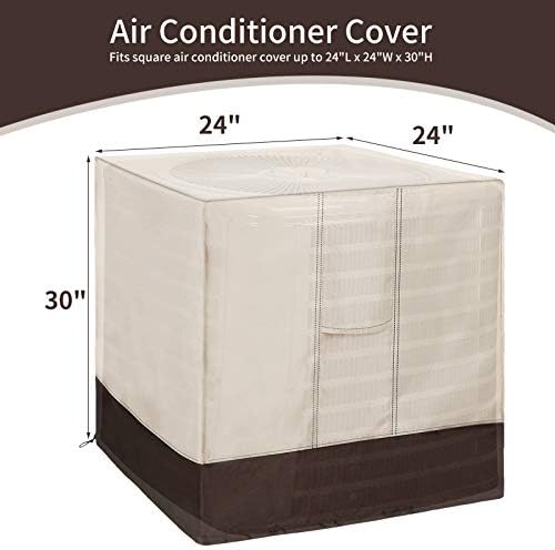 Capa de ar condicionado de Qualward para unidades externas, cobertura CA para unidade central externa, projeto resistente à água para