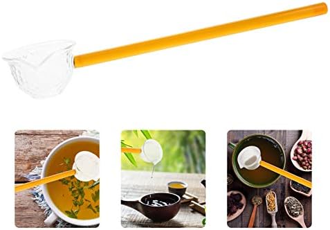 Filtro de café do filtro de café de Yarnow Filtro de café 3 PCs Manuseda Sopa Spoons, colheres de chá de vidro, Clear Punch Bow