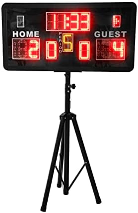 QYTEC LED de placar de mesa LED Professional para Big Scoreboard com controle remoto portátil LED Scoreboards Basketball, beisebol/futebol/tênis