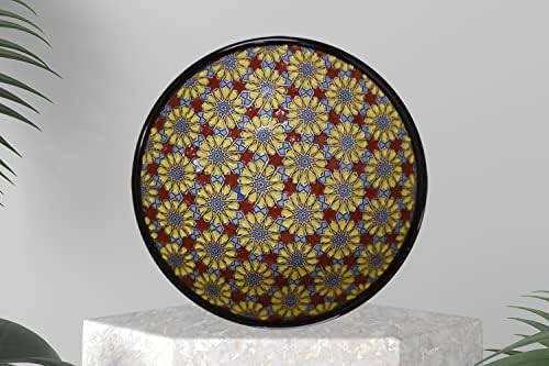 Tigela de cerâmica Elipot, tigela de cerâmica de 8 polegadas, tigela de cerâmica de 8 polegadas, fruta turca de cerâmica 8