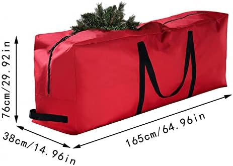 48in/69in Saco de armazenamento em árvore, lixo de árvore de natal Bin Bag de armazenamento de Natal Caixa de armazenamento de Natal Bolsa de armazenamento de Natal de Natal sacos de armazenamento leve com zíper
