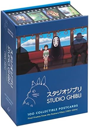 Studio Ghibli: 100 cartões postais colecionáveis: quadros finais dos longas -metragens