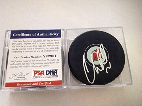 Cory Schneider assinou NJ New Jersey Devils Hockey Puck PSA DNA CoA autografado A - Autografado NHL Pucks