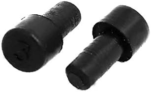 X-Dree 20pcs 3mm dia Epdm Buraco de vedação de borracha Inserir manchas preto para a glândula (20pcs 3mm dia epdm tapón de inserción de orificio de goma para tapón de cabo negro