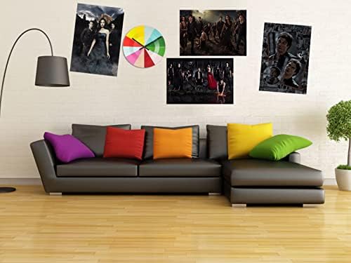 Vampire Poster 8 PCs Poster Decoração de Poster Decoração de Parede Impressão para o quarto Live Room 11.5x16.5 In