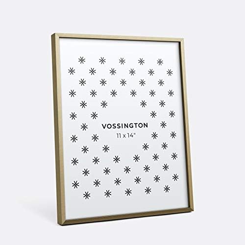 Vossington 11x14 Frame | Quadro de imagem de ouro exclusivo | 11 x 14 polegadas | Look moderno fino