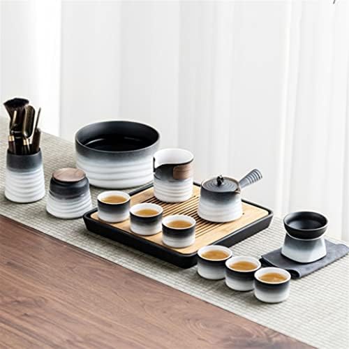 Dhdm Kung Fu Cerâmica Conjunto de chá em casa Placa de chá completa Brewing Buse