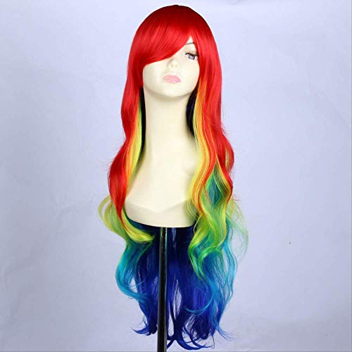 Cosplay Long Curly Hair Wig Mulheres