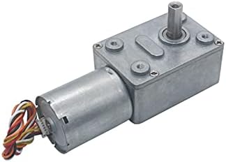 Motor DC DIY 12V 24V Motor DC de engrenagem de minhocas sem escova com codificador Motor de engrenagem BLDC ajustável: 6 rpm, tensão:
