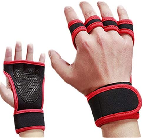 Luvas de treinamento cruzado Suporte de pulso para exercícios de ginástica de levantamento de peso para homens para homens ginástica Mão Palm