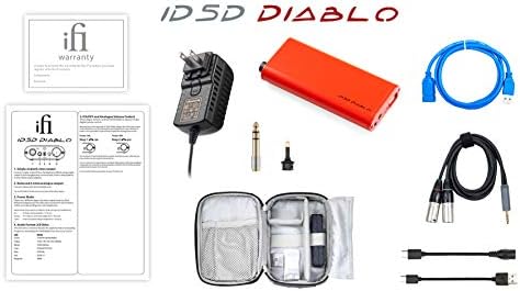 IDI IDSD DIABLO Purist portátil DAC/fone de ouvido Amplificador - Entrada USB/SPDIF - saída equilibrada de 4,4 mm - Jacks