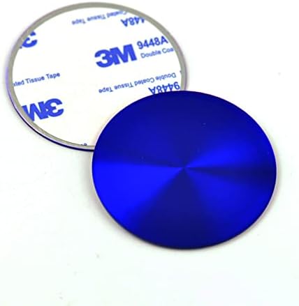 GTOWNWORKS 56MM CENTER CENTRO DE TAPA DE CHELA | 4 Pacote de emblemas azul a laser decalques para decoração de carro