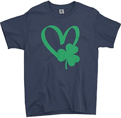 Threadrock Kids St Patricks Day Shamrock Heart Youth T-Shirt