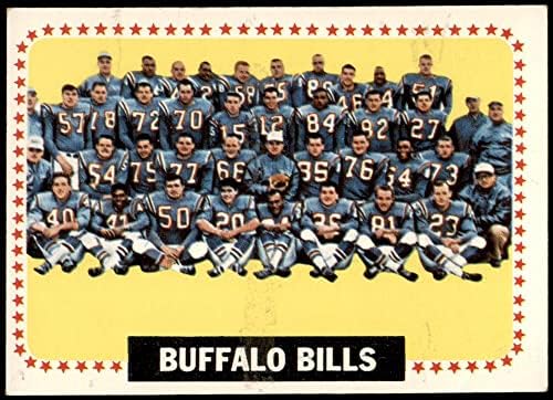 1964 Topps # 43 Buffalo Bills Team Buffalo Bills VG Bills