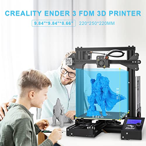 Crealidade Oficial Ender 3 Impressora 3D de código aberto totalmente com impressão de currículo Todas