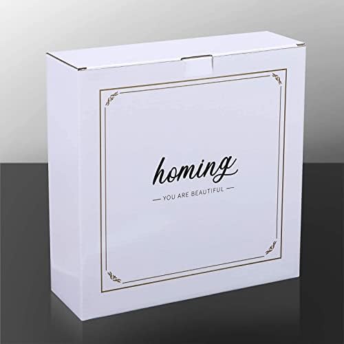 Homing 50 slots Brincha Organizer Box com 8 ganchos de colar, presentes de aniversário e Natal, Classic 2 Bandey