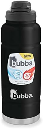 Bubba Trailblazer, isolado a vácuo, garrafa de água em aço inoxidável, 40 onças, alcaçuz