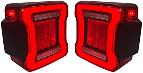 EOMD LED Red Lente Tunnel Tail Light Compatível com 2018-2022 Jeep Wrangler JL