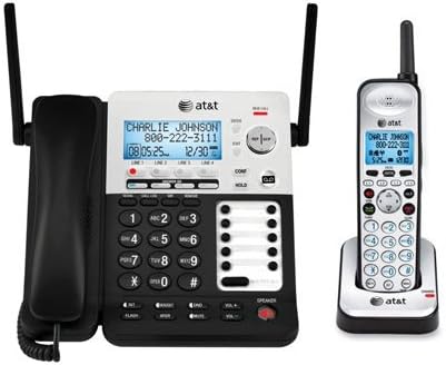 80-7959-00 Sistema de pequenas empresas com fio/sem fio de 4 linhas com alcance extensível e intercomunicador de push-to-talk-Modelo#: SB67138