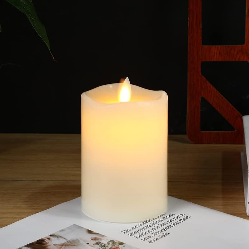 Velas sem chamas de cera reais da Scocanopy para decoração e iluminação da barraca do gazebo do dossel