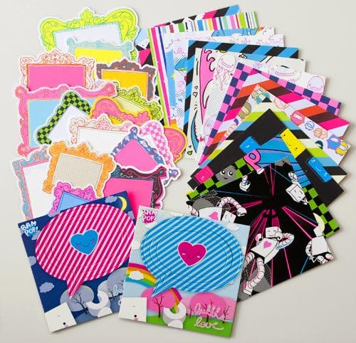 KAWAII RAD PAPER SCRAPBOOKBOOK COLAGE KIT