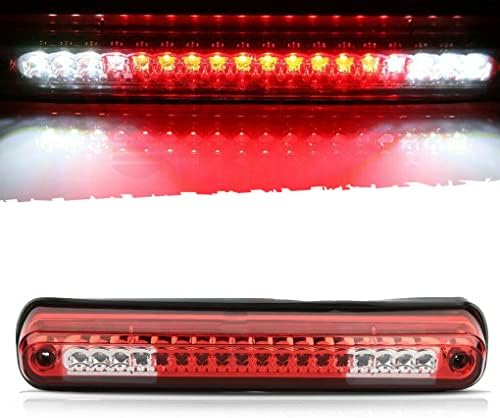 Glofe Terceiro 3º Centro de freio Alta Stop Stop Stop LED LED LENS RED LENS COMPATÍVEL COM 1988-1998 Chevy Silverado, 1992-1998