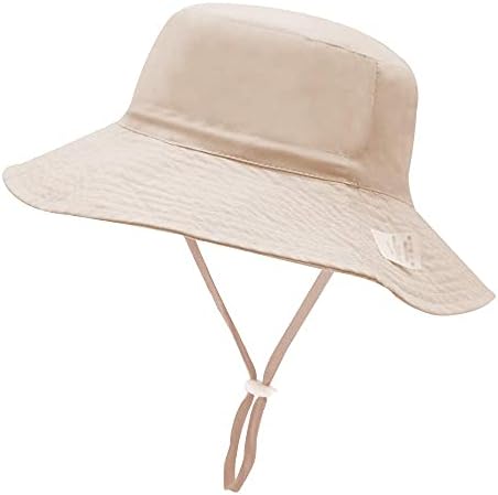Baby Boy Bucket Toddler Kids Hat Hat UPF 50+ larga lareira Caps de praia ao ar livre Tocam chapéu