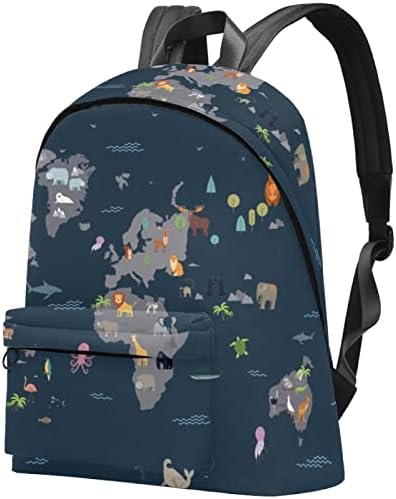 Mochila de viagem VBFOFBV para mulheres, caminhada de mochila ao ar livre esportes de mochila casual Daypack, desenho animado Koala Tropical Forest