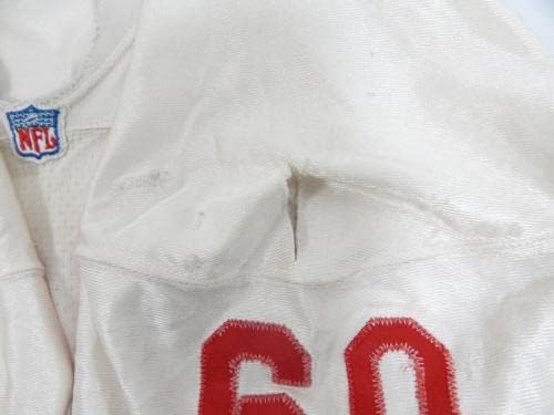 No final dos anos 80, no início dos anos 90, San Francisco 49ers #60 Game usou White Jersey 52 696 - Jerseys não assinados da NFL usada