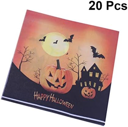 Toalhas de papel de cor luxShiny 20pcs Halloween guardana