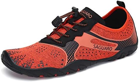 Sapatos de água de Kararao para homens, adultos, tênis aquáticos de secagem rápida com buraco drenante, piscina de natação de praia